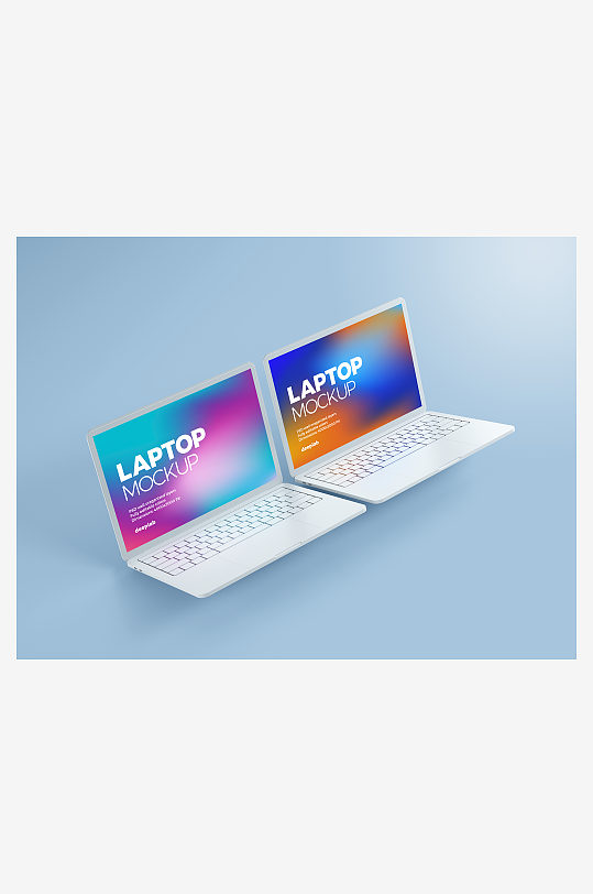 笔记本界面样机模板-众图网