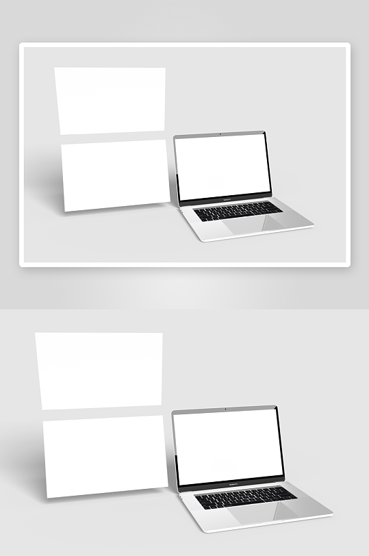 笔记本界面样机模板素材-众图网