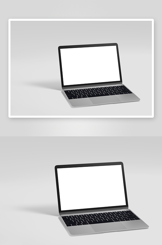 笔记本界面样机模板素材-众图网