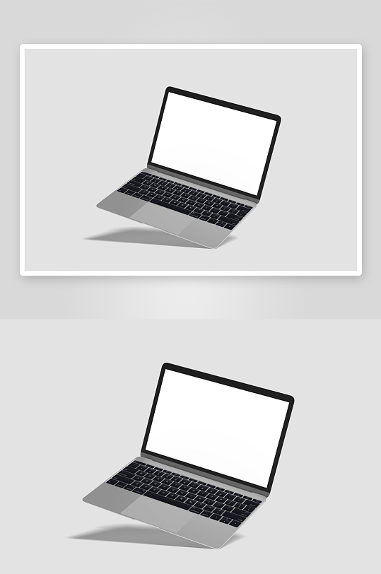 笔记本界面样机模板素材-众图网