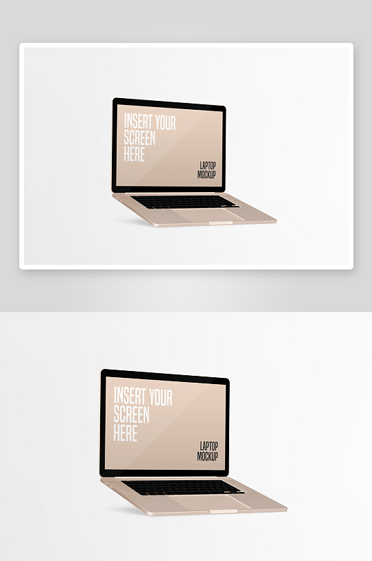 笔记本界面样机模板素材-众图网