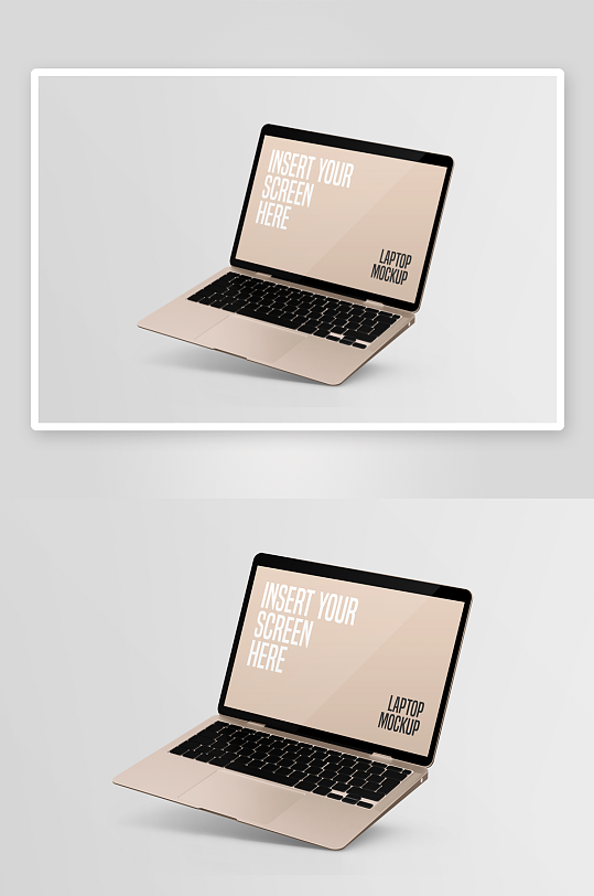 笔记本界面样机模板素材-众图网