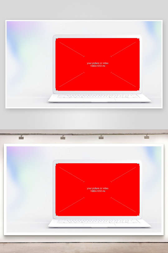 笔记本界面样机模板-众图网