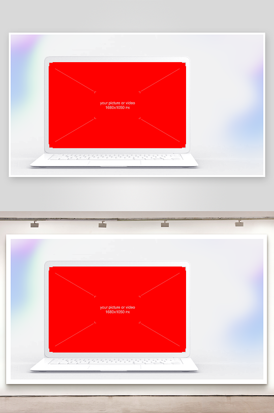 笔记本界面样机模板-众图网