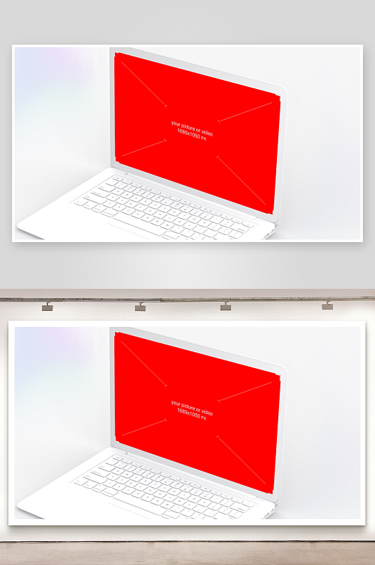 笔记本界面样机模板-众图网
