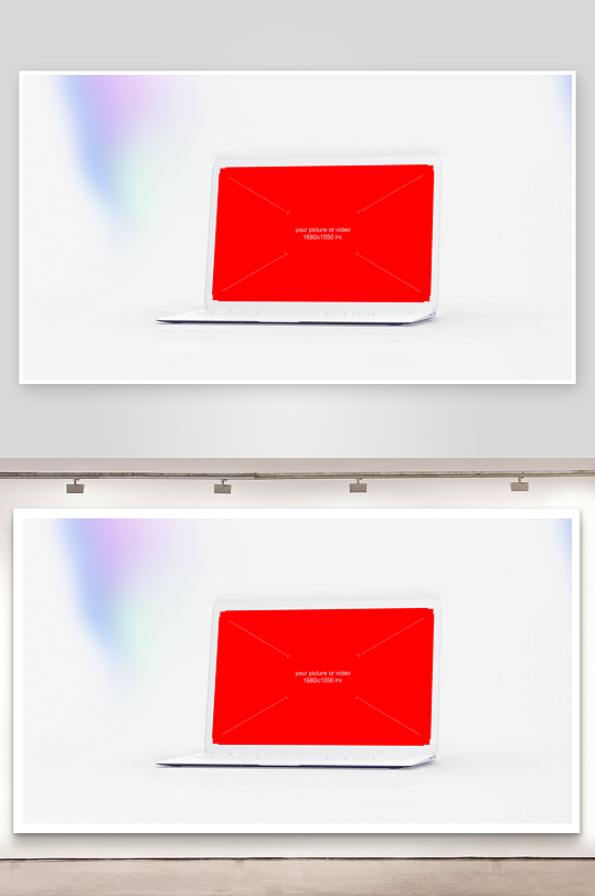 笔记本界面样机模板-众图网