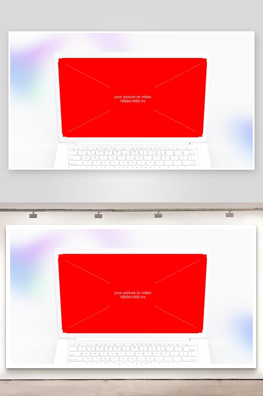 笔记本界面样机模板-众图网