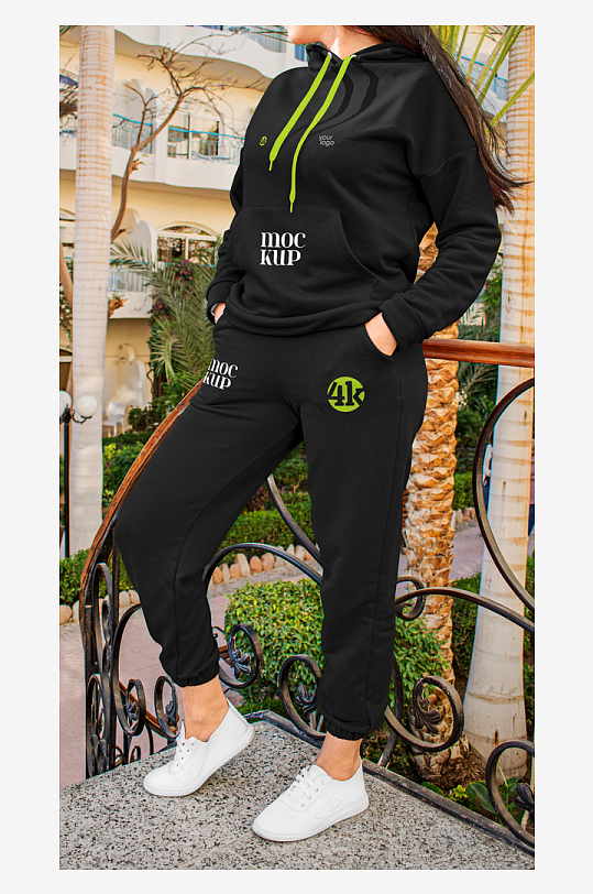 卫衣服饰样机模板-众图网