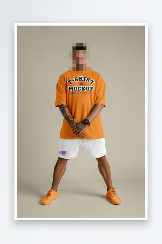 衣服T恤服饰样机模板-众图网