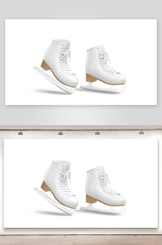 滑冰鞋服饰样机模板-众图网