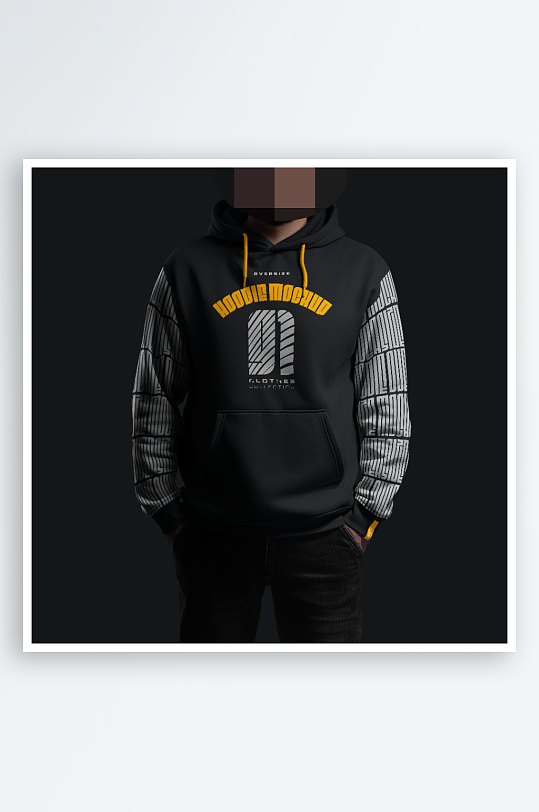 卫衣服饰样机模板-众图网