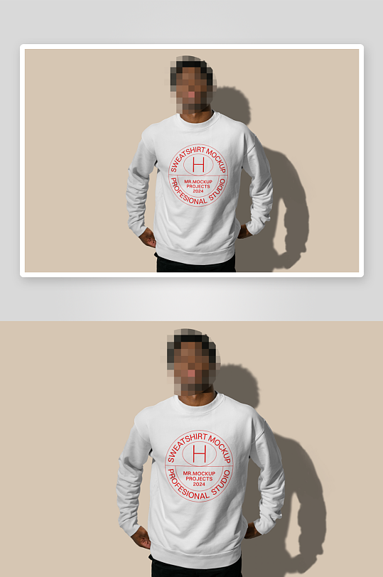 卫衣服饰样机模板-众图网