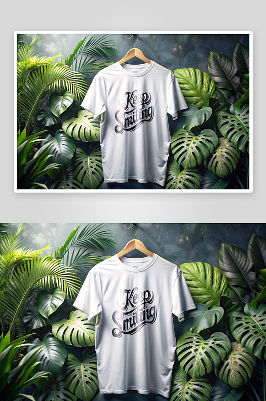 短袖服饰样机模板-众图网