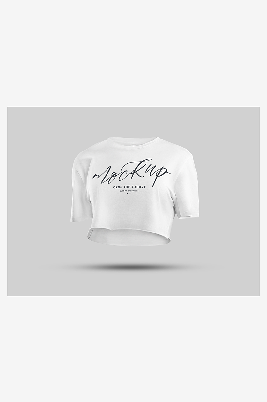 短袖服饰样机模板-众图网