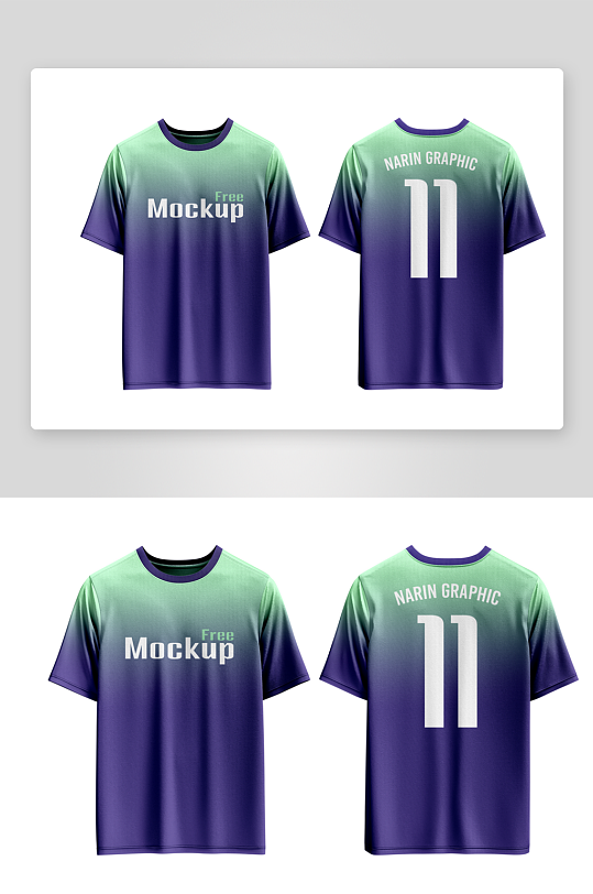 短袖服饰样机模板-众图网