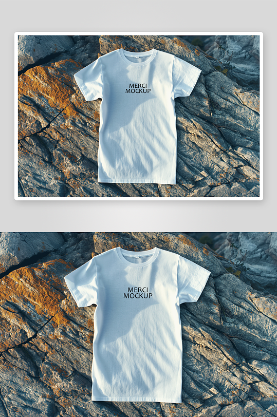 短袖服饰样机模板-众图网