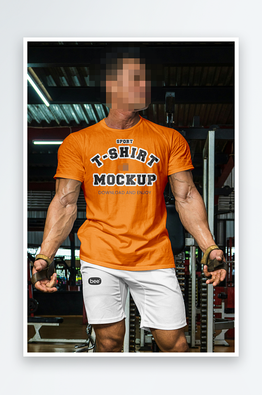 短袖服饰样机模板-众图网