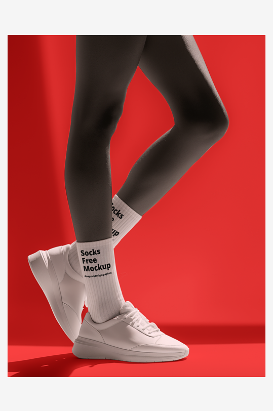 袜子服饰样机模板-众图网