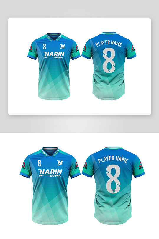 短袖服饰样机模板-众图网