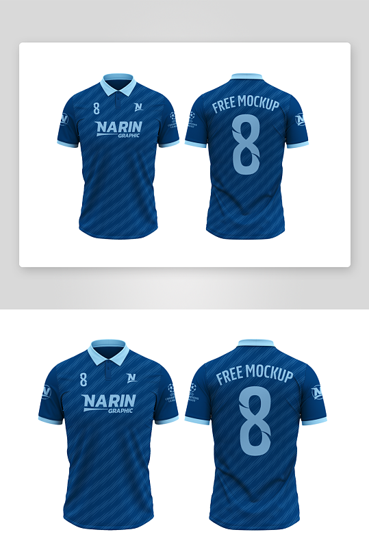 短袖服饰样机模板-众图网