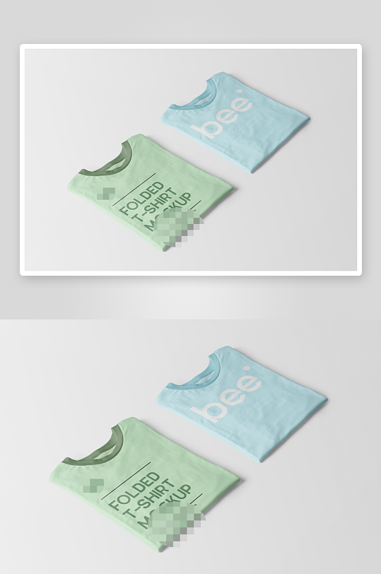 短袖服饰样机模板-众图网