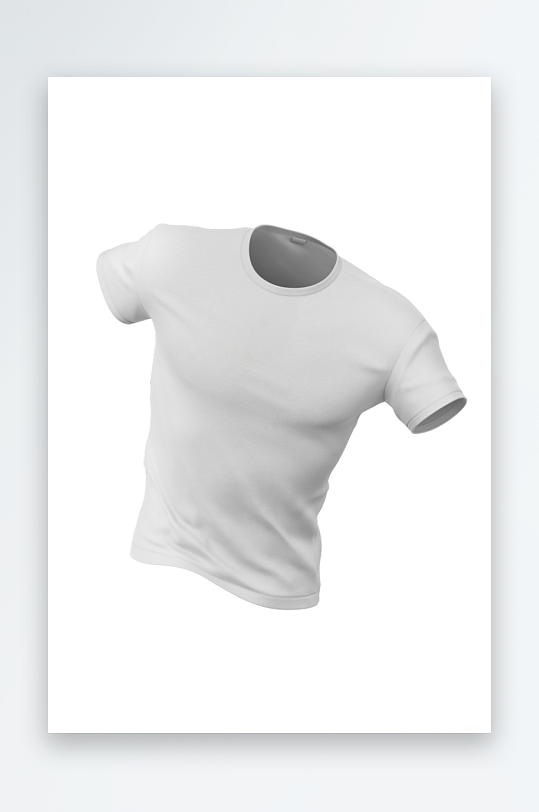 短袖服饰样机模板-众图网