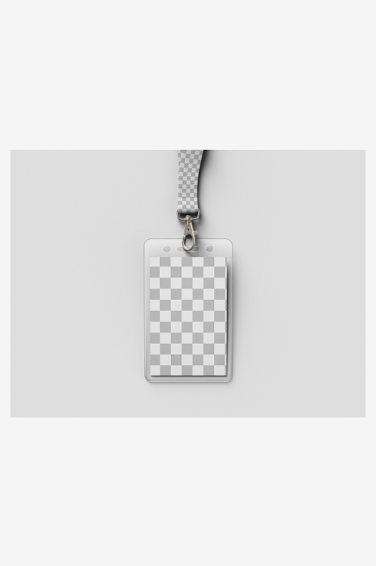 工作证胸牌吊牌样机-众图网