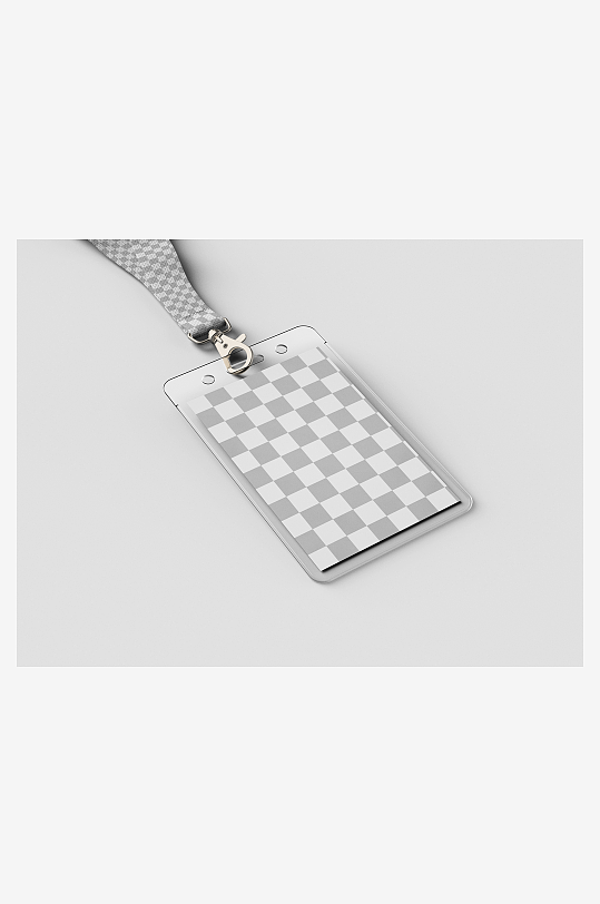 工作证胸牌吊牌样机-众图网