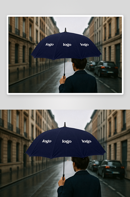 高端雨伞遮阳伞样机-众图网