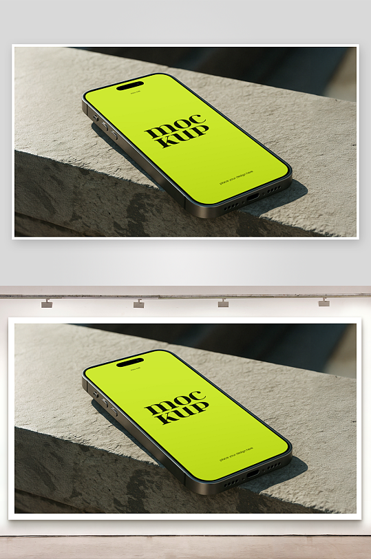 高端手机UI展示样机-众图网