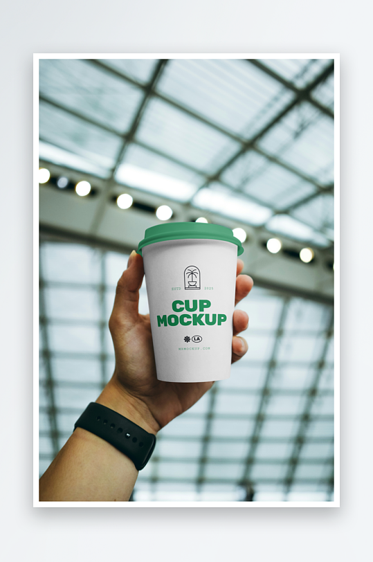 高端咖啡杯奶茶杯样机-众图网