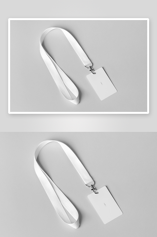 工作证胸牌吊牌样机-众图网