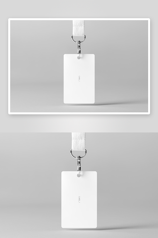 工作证胸牌吊牌样机模板-众图网