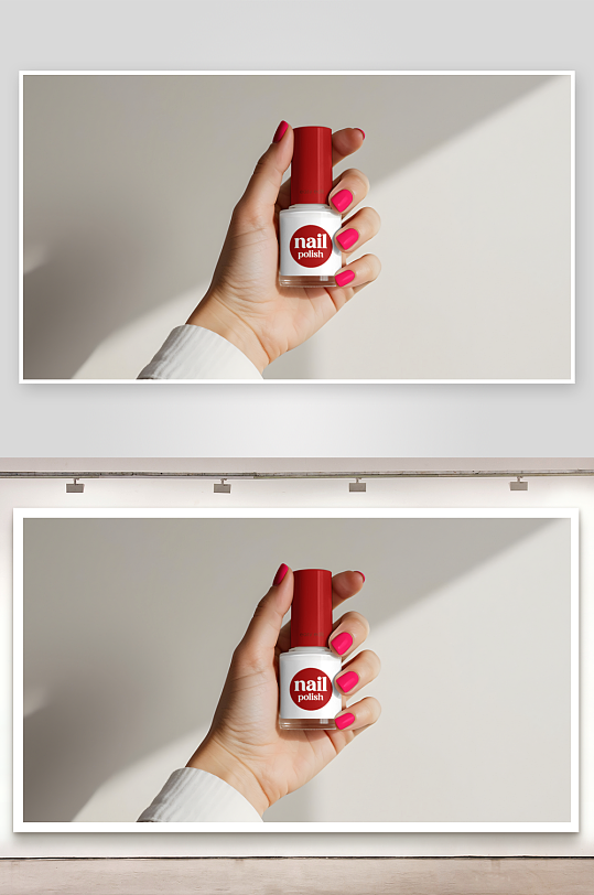 高端指甲油化妆品样机-众图网