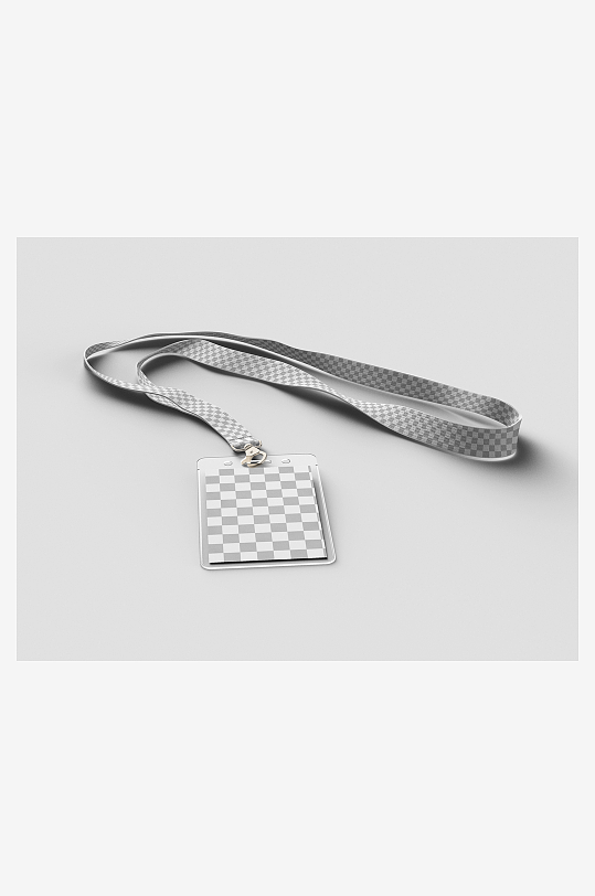 工作证胸牌吊牌样机模板-众图网