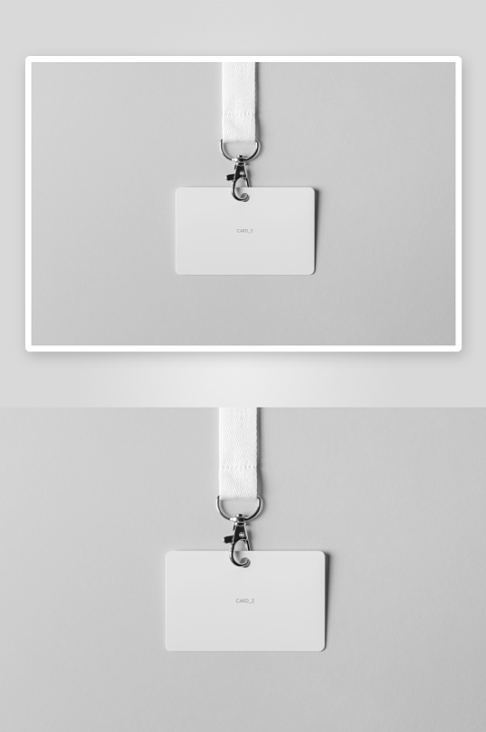 工作证胸牌吊牌样机-众图网