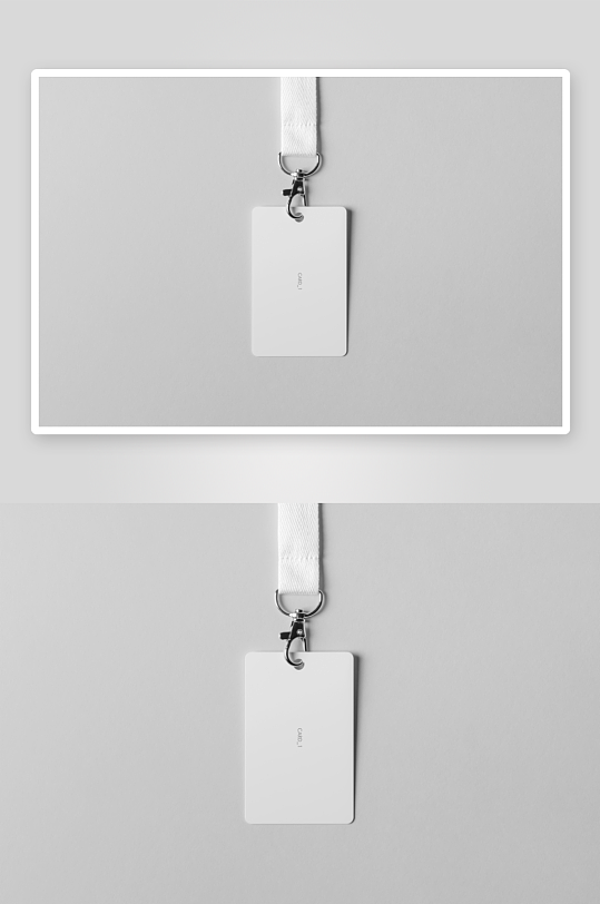 工作证胸牌吊牌样机-众图网