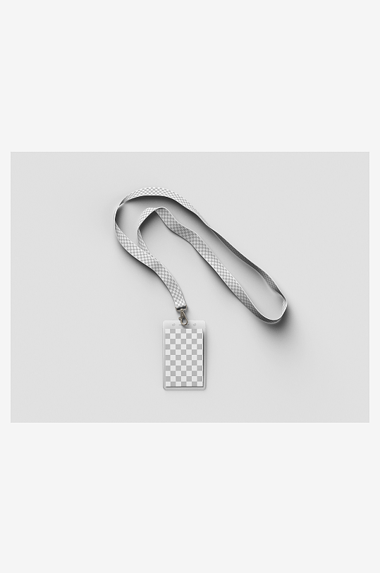 工作证胸牌吊牌样机-众图网