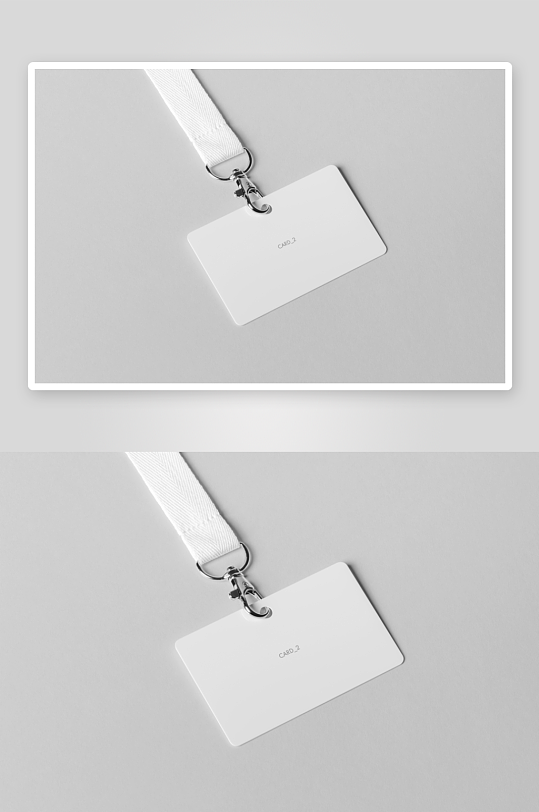 工作证胸牌吊牌样机-众图网