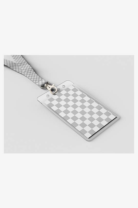 工作证胸牌吊牌样机-众图网