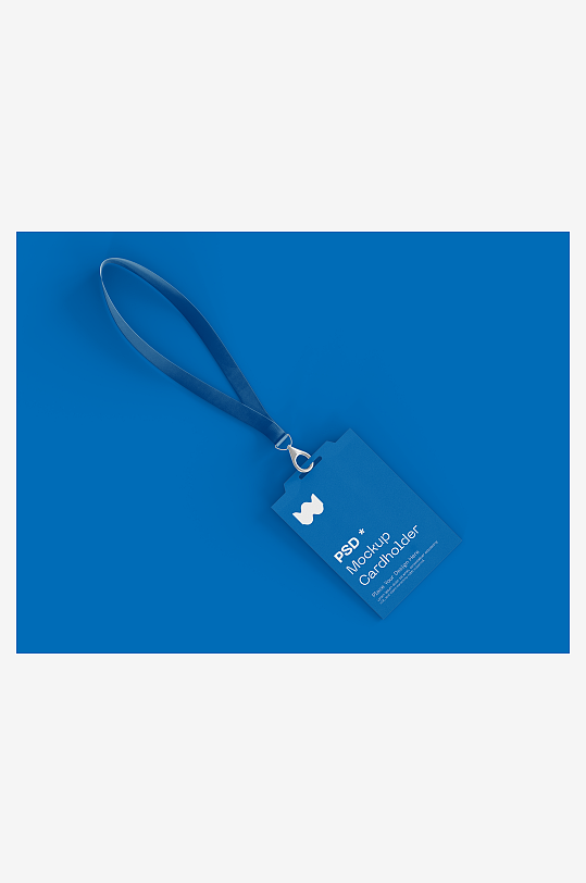 工作证胸牌吊牌样机-众图网