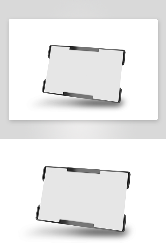 工作证胸牌吊牌样机-众图网