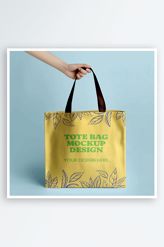 购物袋商场手提袋样机模板-众图网