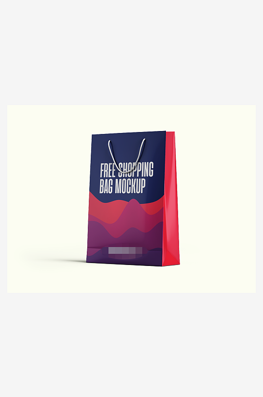 购物袋商场手提袋样机模板素材-众图网