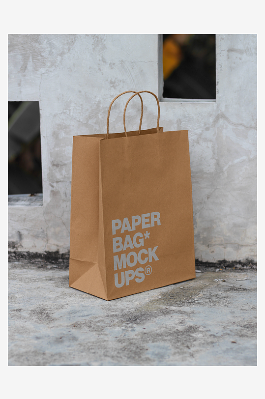 购物袋商场手提袋样机模板素材-众图网