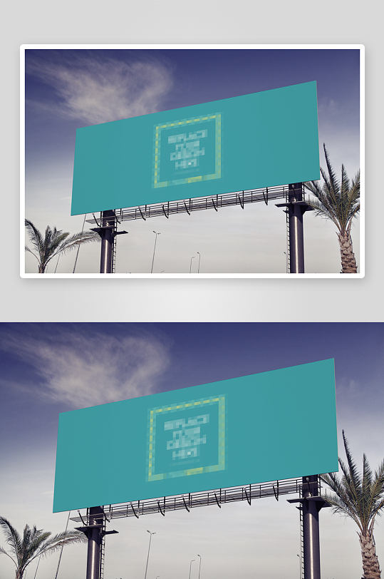 广告牌户外样机模板-众图网