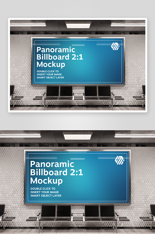 广告牌户外样机模板-众图网