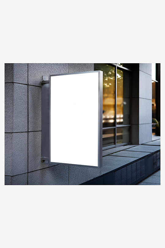 广告牌户外样机模板-众图网