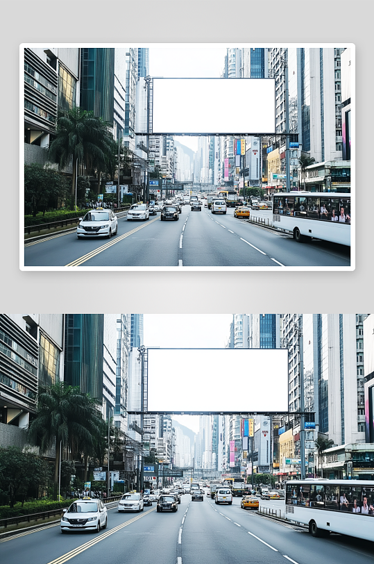 广告牌户外样机模板-众图网