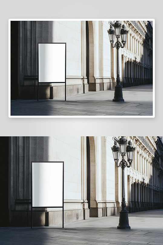 广告牌户外样机模板-众图网